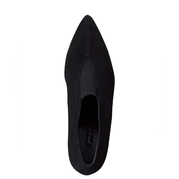 NIB. Paul Green Stacia Black Suede Ankle Bootie Size 6.5,7 - Picture 7 of 13